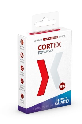 Ultimate Guard Cortex Sleeves Japanese Size (60) - Red