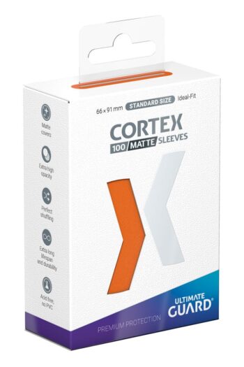 Ultimate Guard Cortex Sleeves Matte Standard Size (100) - Orange