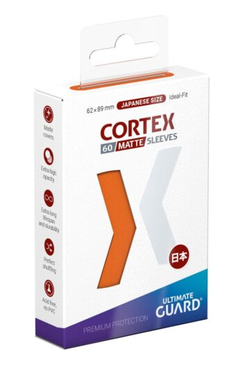Ultimate Guard Cortex Sleeves Matte Japanese Size (60) - Orange