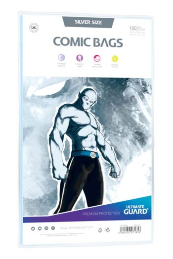 Ultimate Guard Comic Bags Standard (100) - Silver Size