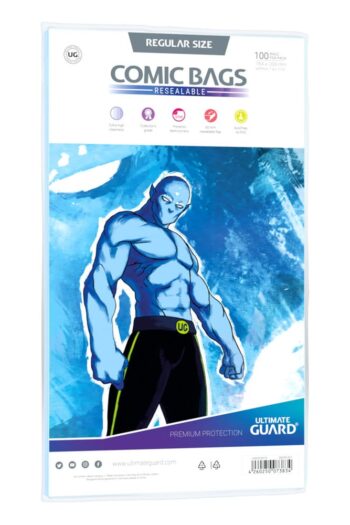 Ultimate Guard Comic Bags Resealable (100) - Regular Size