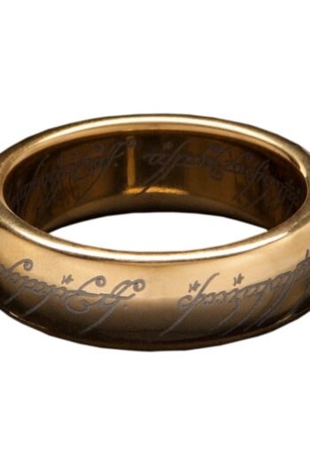 Lord of the Rings Tungsten Ring The One Ring (gold plated) Size 8