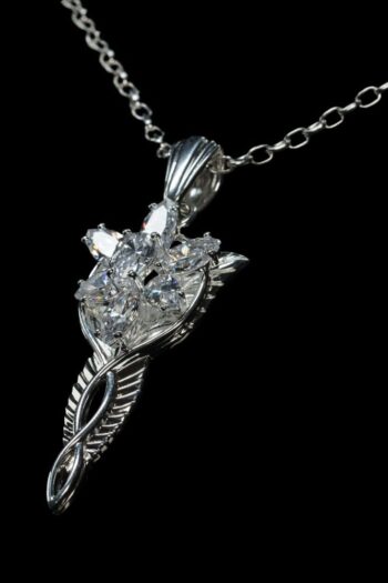 Lord of the Rings Replica 1/1 Pendant & Chain Evenstar (Sterling Silver)