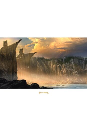 Lord of the Rings Art Print The Argonath - Pillars of the Kings 59 x 30 cm