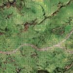 D&D Icons of the Realms: Bluffs Battle Mat