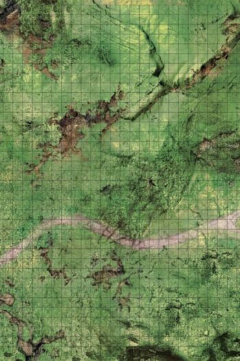 D&D Icons of the Realms: Bluffs Battle Mat