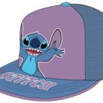 Lilo & Stitch Curved Bill Cap Stitch Standing