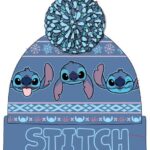 Lilo & Stitch Pom-Pom Beanie Dark Blue