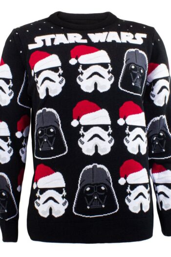 Star Wars Sweatshirt Christmas Jumper Darth Vader / Stormtrooper Size XL