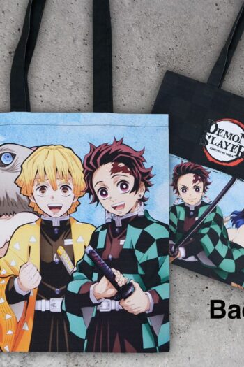 Demon Slayer: Kimetsu no Yaiba Tote Bag Inosuke, Zenitsu, Tanjiro