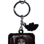 Corpse Bride Metal Keychain Flowers 7 cm