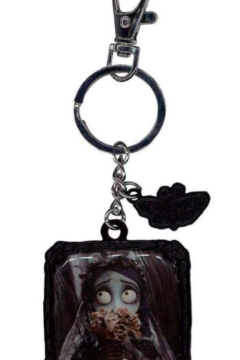 Corpse Bride Metal Keychain Flowers 7 cm
