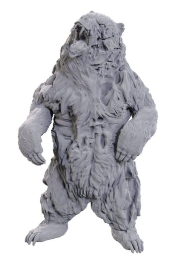 WizKids Deep Cuts Unpainted Miniature Zombie Grizzly Bear