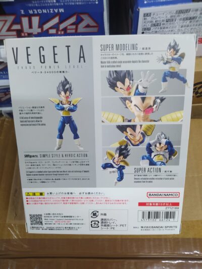 Vegeta 24000 Power Level Dragon Ball Z S.H. figuarts by Bandai - immagine 6
