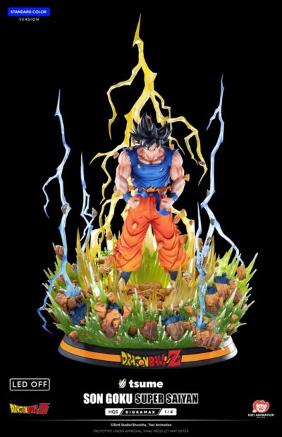 Son Goku Super Saiyan Statua 1/4 Hqs Dioramax Dragon ball Z by Tsume - immagine 2