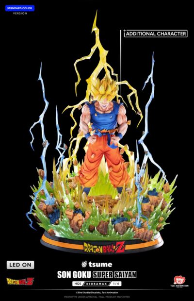 Son Goku Super Saiyan Statua 1/4 Hqs Dioramax Dragon ball Z by Tsume - immagine 3