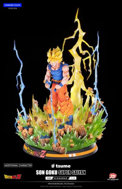Son Goku Super Saiyan Statua 1/4 Hqs Dioramax Dragon ball Z by Tsume - immagine 8