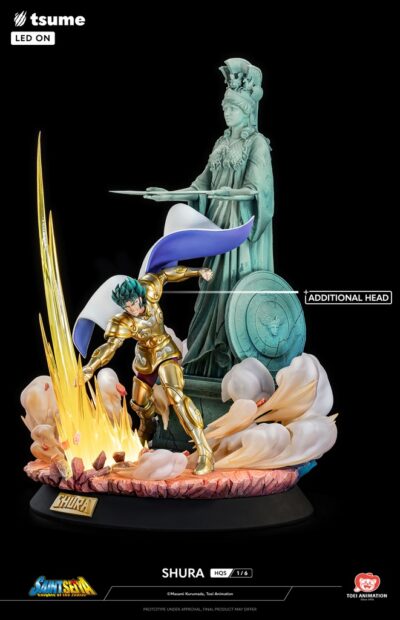 Shura Capricorn Saint Seiya statua Athena 1/6 Hqs by Tsume - immagine 18