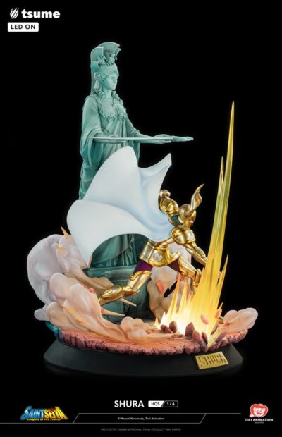 Shura Capricorn Saint Seiya statua Athena 1/6 Hqs by Tsume - immagine 13