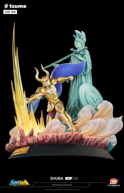 Shura Capricorn Saint Seiya statua Athena 1/6 Hqs by Tsume - immagine 4