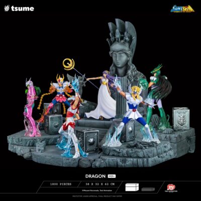 Sirio Shiryu Saint Seiya 1/4 Hqs + Statue by Tsume - immagine 12