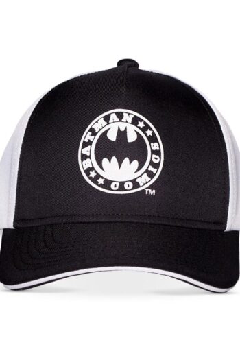 DC Comics Baseball Cap Batman Logo Black & White