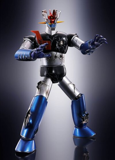 Mazinger Z Kakumei Shinka Damage Great Mazinger Soul of Chogokin Diecast Action Figure GX-105D Great Ver. 17 cm by Bandai - immagine 5
