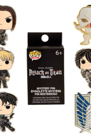 Attack on Titan Loungefly Enamel Pins Blind S4 Character Display (12)