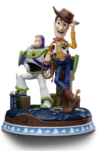 Toy Story Deluxe Art Scale Statue 1/10 Buzz & Woody 38 cm