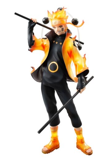 Naruto Shippuden G.E.M. Series PVC Statue Naruto Uzumaki Six Paths Sage Mode 15th Anniversary Ver. 22 cm