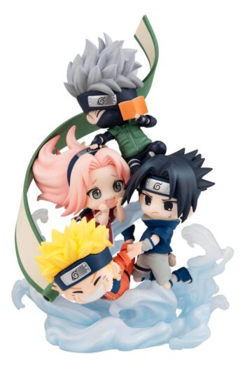 Naruto Shippuden FigUnity PVC Mini Statue Gather here, Team 7 13 cm