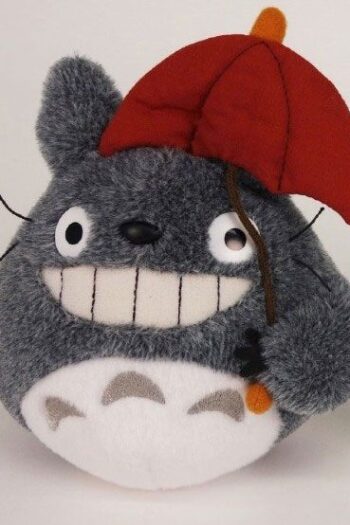 My Neighbor Totoro Plush Figure Totoro Red Umbrella 15 cm