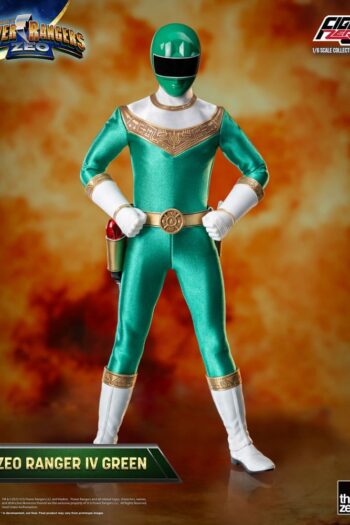 Power Rangers Zeo FigZero Action Figure 1/6 Ranger IV Green 30 cm