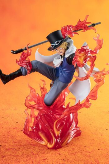 One Piece Figuarts ZERO Extra Battle PVC Statue Sabo Fire Fist Rook Check 19 cm