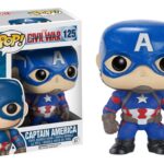 Captain America Civil War POP! Vinyl Bobble-Head Captain America 10 cm