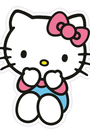 Sanrio Pillow Hello Kitty Blue Pants 36 cm