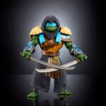 MOTU x TMNT: Turtles of Grayskull Action Figure Stealth Armor Leonardo 14 cm by Mattel