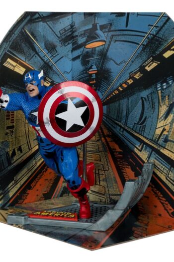 Marvel Collection PVC Statue 1/10 Captain America (Captain America #100) 12 cm by McFarlane Toys