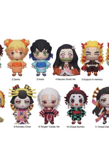 Demon Slayer: Kimetsu no Yaiba 3D PVC Bag Clips Series 5 Display (24)