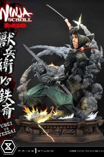 Ninja Scroll Ultimate Premium Masterline Series Statue 1/4 Jubei Versus Tessai 101 cm