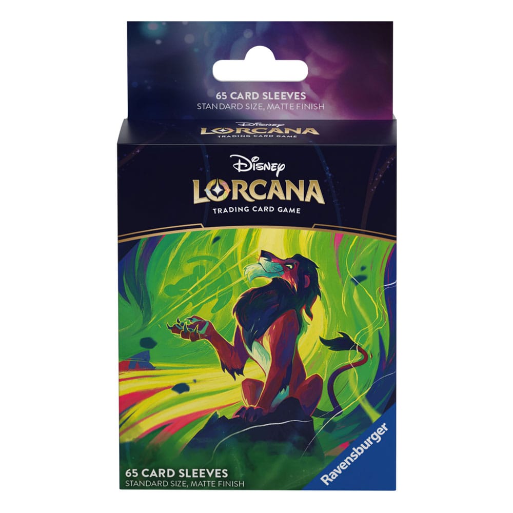 x_rave11098439 Disney Lorcana TCG Card Sleeves Scar (65) - immagine 1