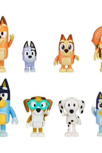 Bluey: Family & Friends 8 Piece Figure Set