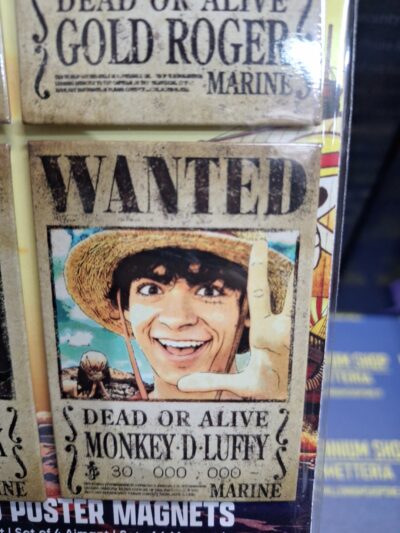 One Piece Fridge Magnet 4-Pack Wanted Magneti by Cinereplicas - immagine 3