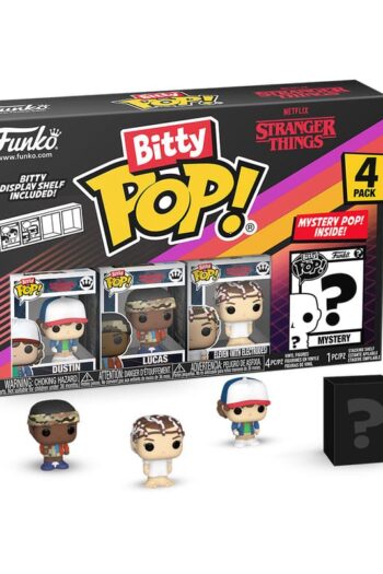 Stranger Things Bitty POP! Vinyl Figure 4-Pack Dustin 2,5 cm