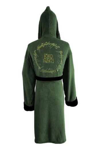 Lord of the Rings Fleece Bathrobe Elven Green & Gold