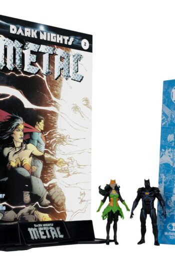 DC Direct Page Punchers Action Figure 2-Pack Batman of Earth-44 & Batman of Earth-11 (Dark Nights: Metal) 8 cm