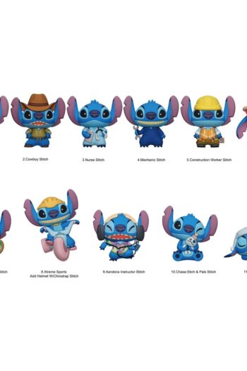 Lilo & Stitch 3D PVC Bag Clips Series 6 Display (24)