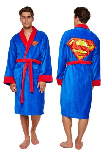 DC Comics Fleece Bathrobe Superman