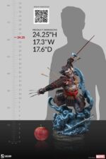 Marvel Premium Format Statue Wolverine: Ronin 61 cm sign Martin Canale by Sideshow - immagine 6