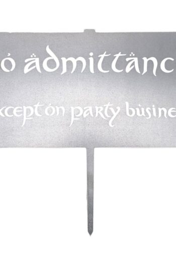 The Lord of the Rings Metalbird No Admittance Sign 32 cm